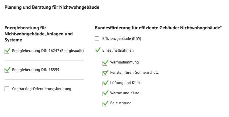 Zulassungen von Michael Wühle als Experte für Energieberatung in Nichtwohngebäuden